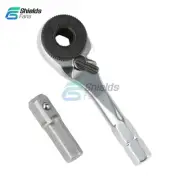 1/4"Ratchet Spanner Ratchet Wrench Spanner 6.35mm Screwdriver Hex Torque Wrench