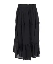 Isabel Marant Étoile Diya Elasticated Waistband Skirt FR40 black