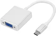 CAXUSD Type-c to Vga Converter Cable USB-c to/vga Adapter for Laptop Monitor Projector Full 1080p No Driver Required