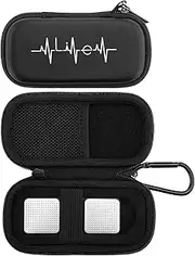 Case for AliveCor kardia Mobile Heart Monitor EKG/Wireless 6-Lead EKG, Travel Case Protective Cover Storage Bag, Black, 1 Count (Pack of 1), Travel