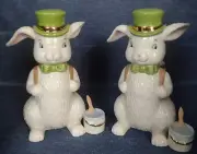 Lenox ~ “Cottontail Caper” ~ Porcelain EASTER BUNNY ~ 6" x 4.25" ~ Last one!