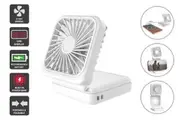 4-in-1 Foldable Mini Fan with Power Bank