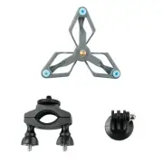 Metal+ABS Bike Handlebar Mount Holder Adapter Bracket For Gopro Hero 4K Camera