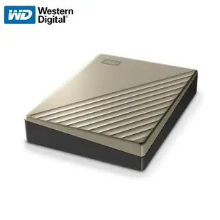 Western Digital 威騰 WD My Passport Ultra 2.5吋 行動硬碟 外接硬碟 霧面金