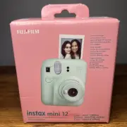 Fujifilm Instax Mini 12 Instant Camera - Mint Green - New *Sealed***