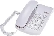 Telephone, Eacam Portable Corded Telephone Phone, Pause/Redial/Flash/Mute Mechanical Lock Wall Mountable Base Handset for House Home Call Center Office Company Hotel