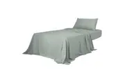 Dreamz 3PCS Cooling Bamboo Bed Sheet Set Single Grey
