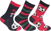 [Floso] Childrens/Kids Retro Gripper Socks (3 Pairs)