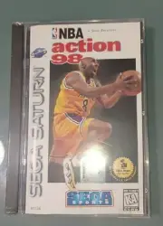 Kobe Bryant 1st COVER - NBA Action 98 Sega Saturn Near Mint Factory sealed!