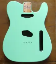 Tele Telecaster Guitar Body Alder Surf Green +/- 4.9Lbs