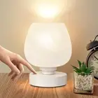 Bedside Table Lamp - Touch Small Lamp for Bedroom Nightstand, 3-Way Dimmable,...