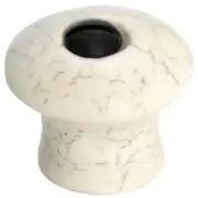 2.5cm Crazed Porcelain Cupboard Knob, Ivory