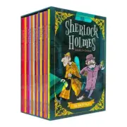 NEW Sherlock Holmes 16 Books Retold for Children Kids Collection Slipcase Set!