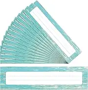 60 Sheets Rustic Classroom Name Tags Die Cut Desk Name Plates Farmhouse Flat Name Plates for Kids Student Teacher Labeling Kindergarten School Office Decorations