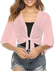 [iClosam] Women's Spring Peacoat Tie Front Oversized Long Jacket with Belt S-XXXL