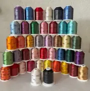 Robison-Anton 122D Super Strengths Rayon Best 50 Colors + 18 Variegated Colors