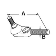 881889M91 New Tractor Tie Rod End Fits Massey Ferguson 175 178 175 UK 178 UK