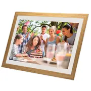 Frameo 15.6" Smart WiFi Digital Photo Frame White Oak