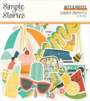 Summer Snapshots Bits & Pieces Die-Cuts-57/Pkg