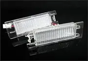 FIQOME 2x LED Licence Number Plate Light White Canbus, for AR 147 156 159 166 Brera Giulietta GT Coupe Spider MiTo Car Number Plate Led Light