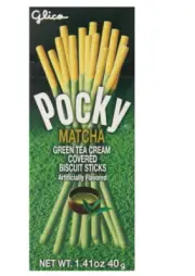 Pocky Matcha Green Tea Cream Covered Biscuit Sticks, 1.41 Ounce 5 PACK-20 PACK