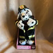 Gemmy Flirty Flashers Firefighter Dalmation Dancing Singing Dog Valentine’s Day