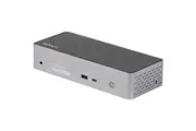 StarTech.com USB-C Dock, 4K 60Hz Quad Monitor DisplayPort & HDMI, Universal USB C Docking Station, 100W Power Delivery, USB Hub 1C/3A, GbE - Quad USB