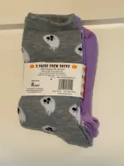 Majesty Brands 3 Pairs Crew Fun Halloween Socks size 4-10