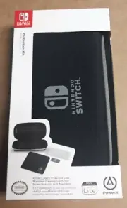 Nintendo Switch PowerA Protection Kit for Nintendo Switch Lite - Black