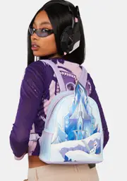[Loungefly] Frozen Queen Elsa Castle Mini Backpack
