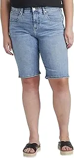 [JAG] Women's Plus Size Cecilia Mid Rise Bermuda Short