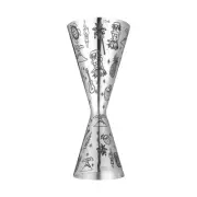 Stainless Steel Hawaiian Barware Jigger Double Shot Spirit Measure Cocktail