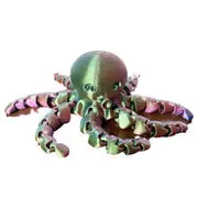 3D Printed Fidget Multicoloured Octopus