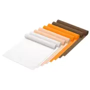 8.2ft Crepe Paper Roll, 8 Roll 10" Width Crepe Paper Roll Sheet, Multicolored 2