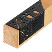New Woodworking Gauge Ruler 3D Mitre Angle Measuring Square Measure Tool 45 Degr