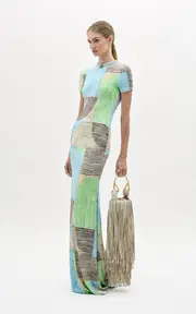 [Silvia Tcherassi] Yara Patchwork Maxi Dress