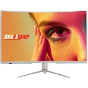 Deco Gear 39" Curved Widescreen Gaming Monitor, 2560x1440, HDR400, 165Hz, White
