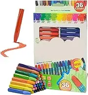 Oil Pastel Crayons | Hexagonal Shaped Soft Pastels For Artists,36 Assorted Colors Rich In Pigment Creamy Blendable Sketching Oil Pastel For Professional And Beginners