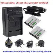 Battery or wall charger for Casio NP-40 NP40 Kodak AZ362 AZ526 HP Camera D3500