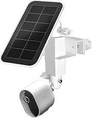 2-in-1 Gutter Mount for Arlo Solar Panel/Arlo Pro 3/Arlo Ultra/Arlo Ultra 2/Arlo Essential/Arlo Pro 4 /eufyCam Outdoor Mount Accessories for Arlo pro 4 and Arlo Solar Panel (White)