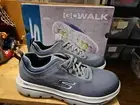 Skechers Mens Go Walk Evolution Ultra 54742 Gray Running Shoes Sneakers Sz 7