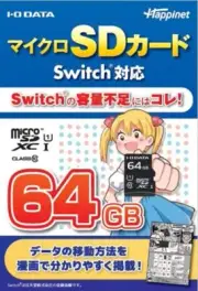 Micro SD card Switch compatible 64GB