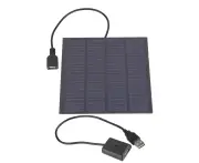 3W 5V Monocrystalline Silicon Solar Panel Pone Charger With Usb Voltage Stabilizer
