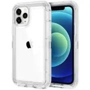 For iPhone 14 PRO MAX 14 PLUS Clear Transparent Hybrid Case Clip fits Otterbox