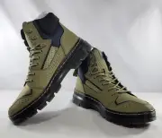 Doctor/Doc Martens Lace Up Boots Rilla Muted Olive+Black+Charcoal Sz M 11/W 12