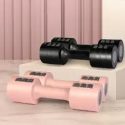 Centra Pair Adjustable Dumbbells 1-2.5KG Metal Home Gym Exercise Weight Training