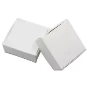 100x White Favour Boxes Birthday Wedding Bomboniere Party Favour Box 7.5x7.5x3cm