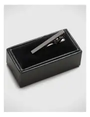 [Politix] Slim Line Metal Tie Pin in Gunmetal