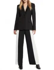 NWT RRP $350 Sass & Bide ALWAYS AND FOREVER Monochrome Palazzo Pants Size 36 6