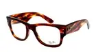 Ray-Ban Mega Wayfarer Reading Glasses RB 0840V 2144 51-21 Tortoise Frame Readers